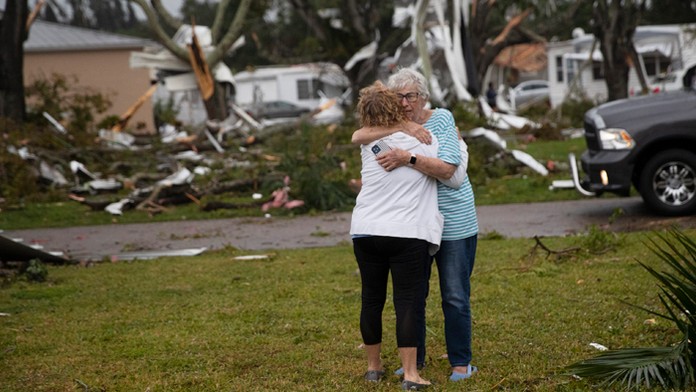 Na Floride vyčíňalo tornádo.