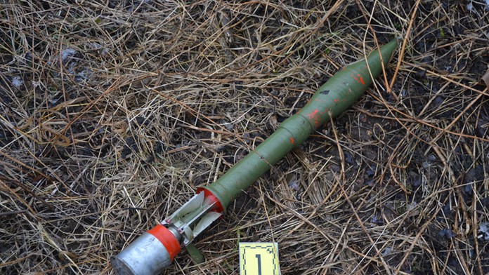 Nájdená protipancierová strela v Prešove.