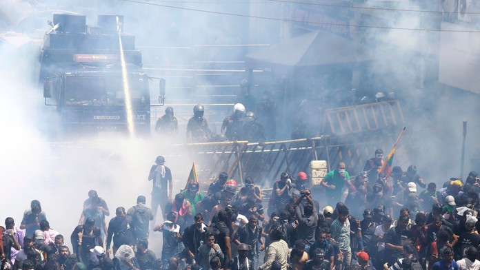 Protesty na Srí Lanke