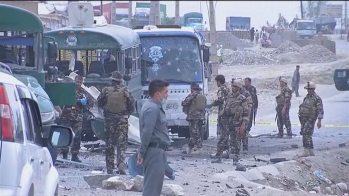 Foto z miesta útoku.