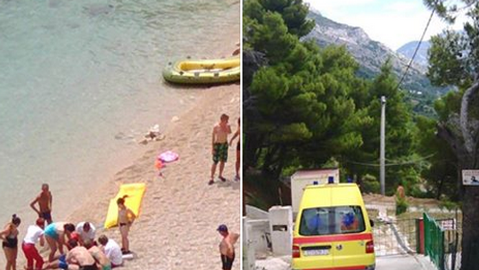 Zábery z miesta tragédie.