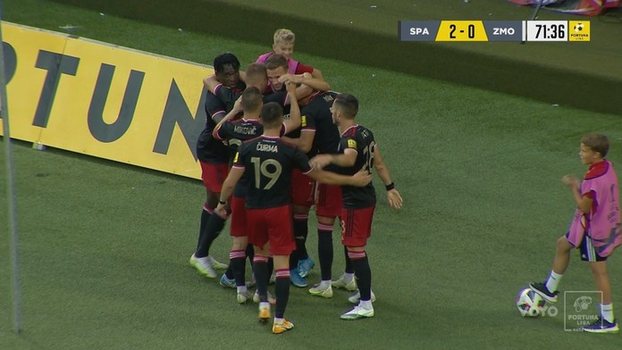 Trnava po druhom góle.