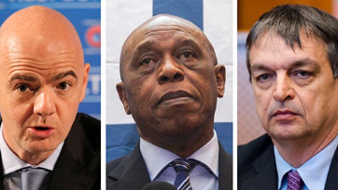 Piati kandidáti na post šéfa FIFA.