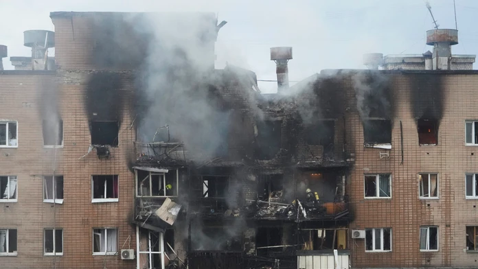 Rakety, bezpilotné lietadlá aj riadené bomby. Rusko uskutočnilo doposiaľ najsilnejší útok na Charkov