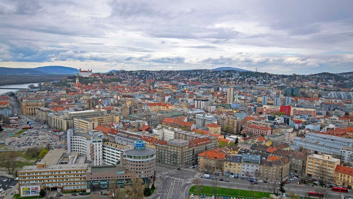 Výhľad na Bratislavu 