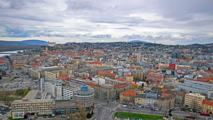 Výhľad na Bratislavu 