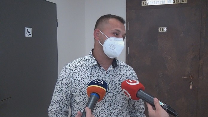 Muž, ktorý nehodu spôsobil.