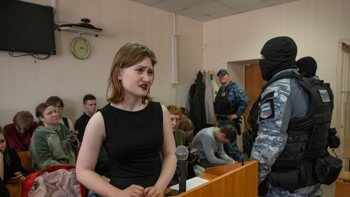 Aktivistka Daria Kozyrevová.