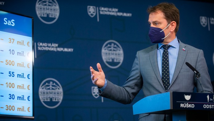 Na snímke podpredseda vlády SR a minister financií SR Igor Matovič 