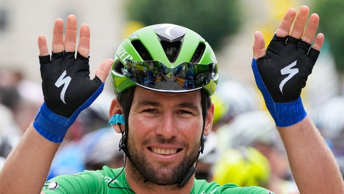 Britský cyklista Mark Cavendish.