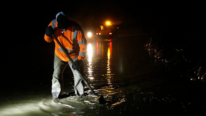 Severnú Kaliforniu sužujú prívalové dažde.