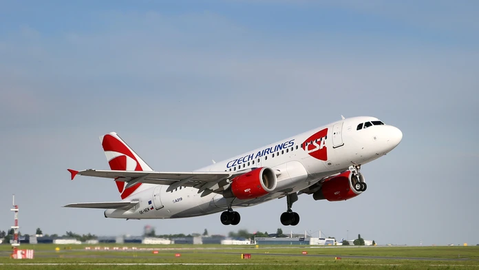 Airbus A319 českej leteckej spoločnosti ČSA