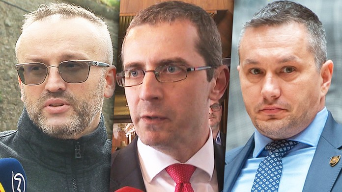 Vladimír Pčolinský, Roman Konečný a Michal Aláč.