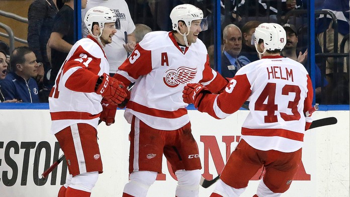 Tomáš Tatar sa tešil z gólu svojho spoluhráča.