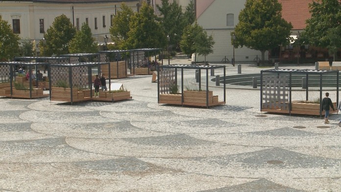 Vynovené námestie v Nitre