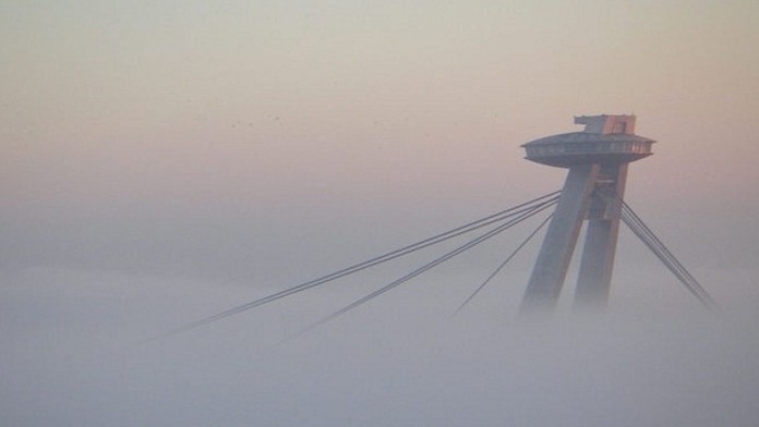 Teplotná inverzia v Bratislave (Most SNP)