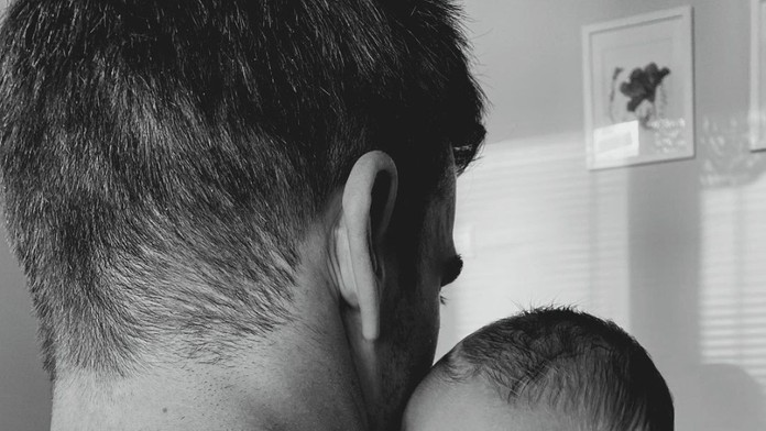 Adam Bardy so synčekom