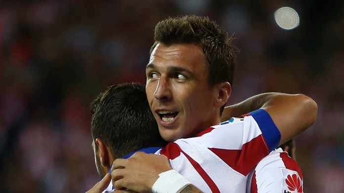 Mandžukič sa teší po strelení gólu v Superpohári.