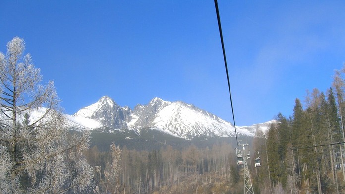 Vysoké Tatry v zime.
