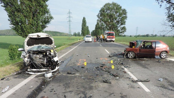 Nehoda pri Leviciach.