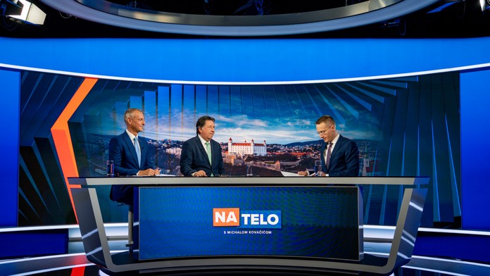 Na telo s Richardom Rašim a Jánom Budajom.