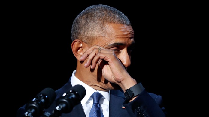Obama sa počas prejavu rozplakal.