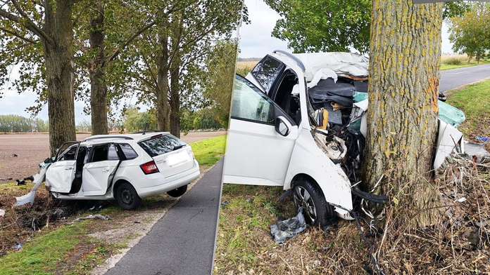 Tragická nehoda na južnom Slovensku. Mladý šofér zahynul na rovnej ceste