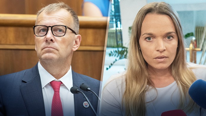 Boris Kollár a Romana Tabák.