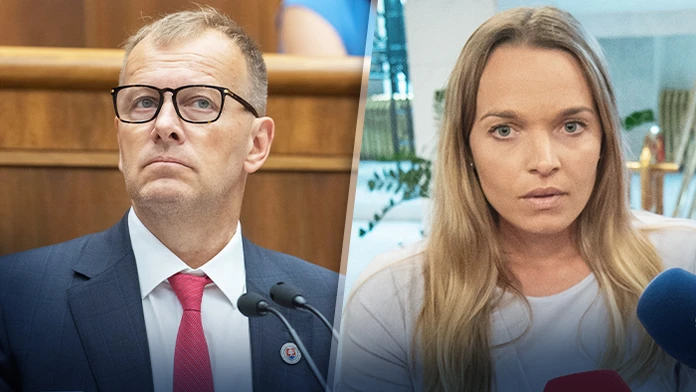 Boris Kollár a Romana Tabák.