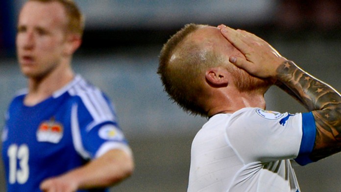 Slovenský futbalista s tetovaním