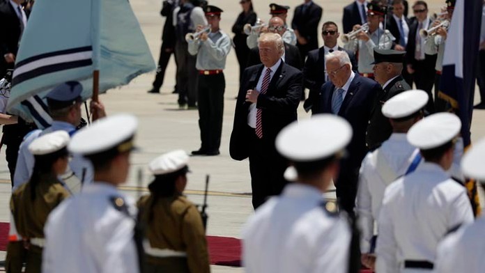 Americký prezident Donald Trump v Izraeli.