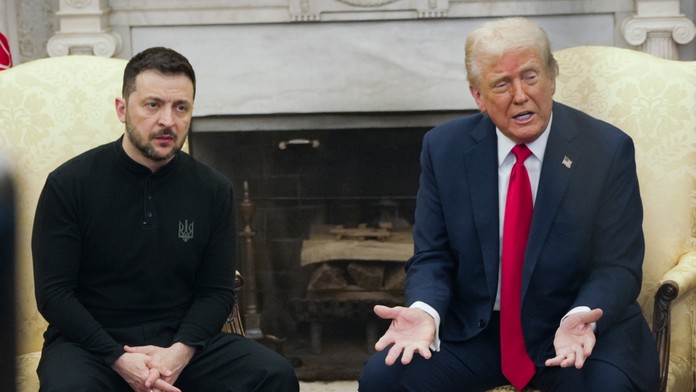 Donald Trump a Volodymyr Zelenskyj