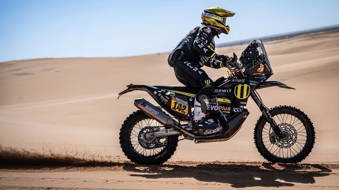 Štefan Svitko na trati 6. etapy Rely Dakar.