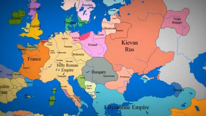 Historická mapa Európy