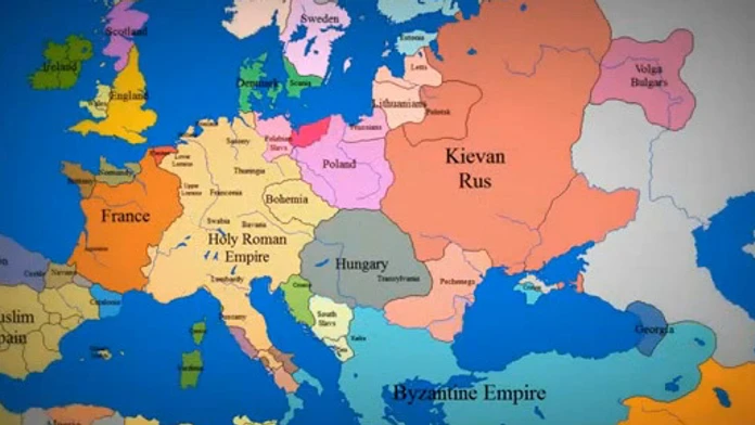 Historická mapa Európy
