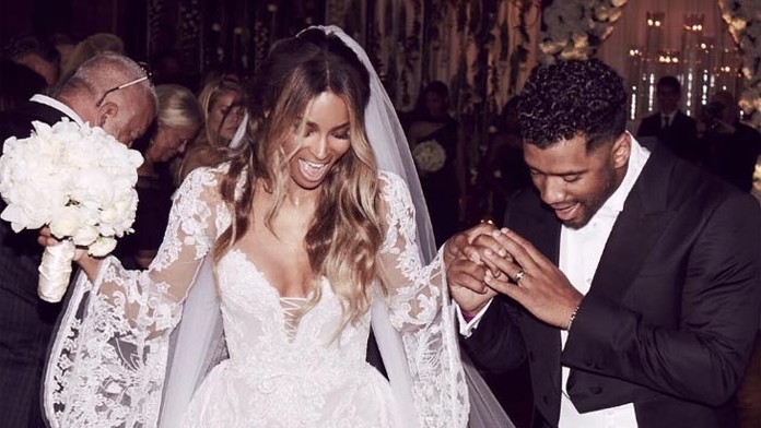 Ciara a Russell Wilson sa zosobášili.