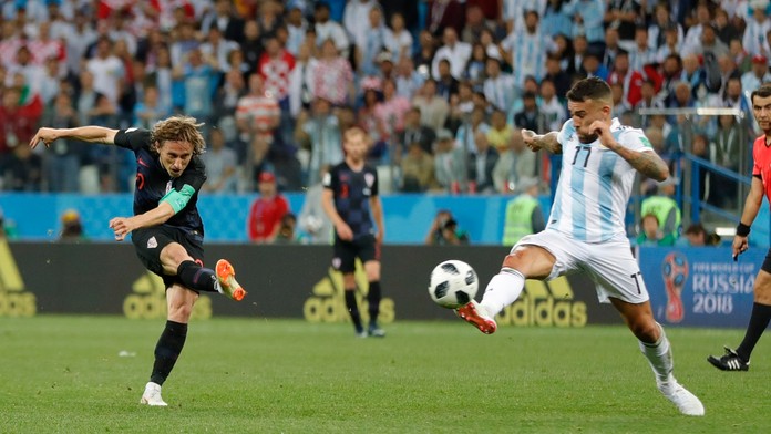 Gólová strela Luku Modriča.