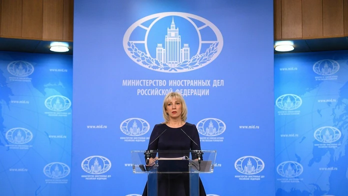 Hovorkyňa ruského rezortu diplomacie Maria Zacharova. 