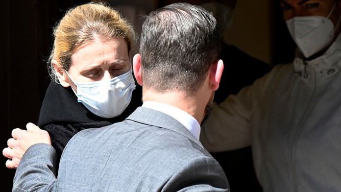 Monika Jankovská po prepustení.