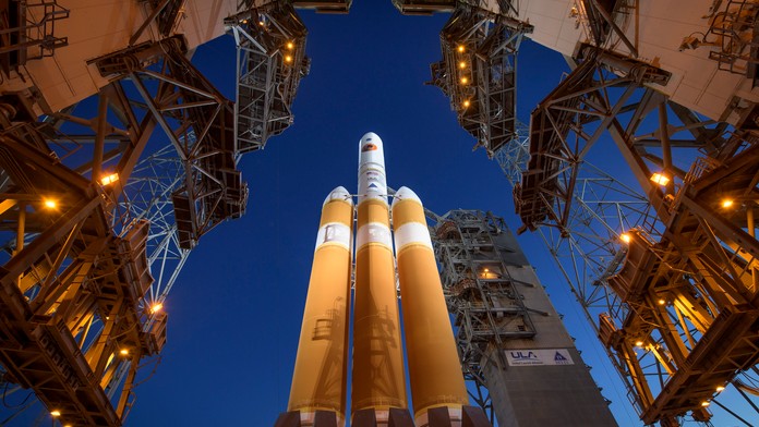 Raketa Delta IV Rocket, ktorá vyniesla sondu Parker Solar Probe.