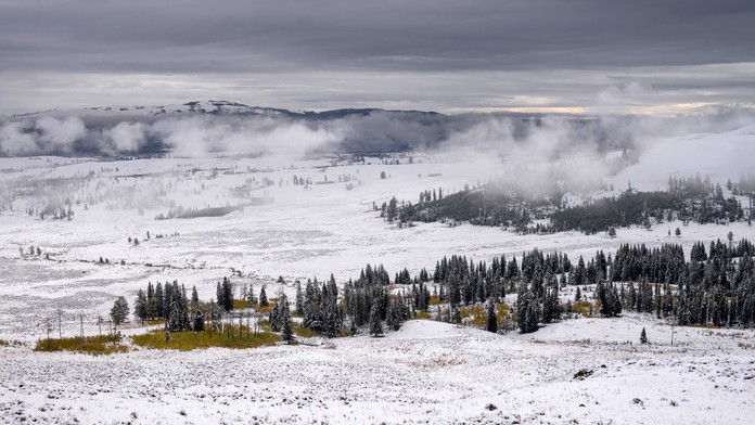Zasnežená krajina (ilustračná snímka)