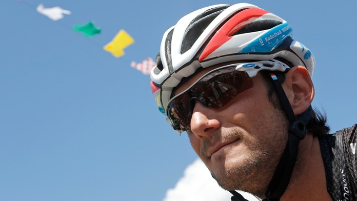 Luxemburský cyklista Fränk Schleck na archívnej snímke.