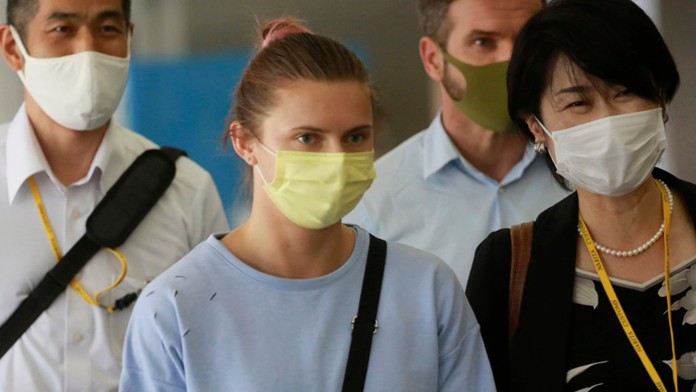 Bieloruská atlétka Kryscina Cimanovská.