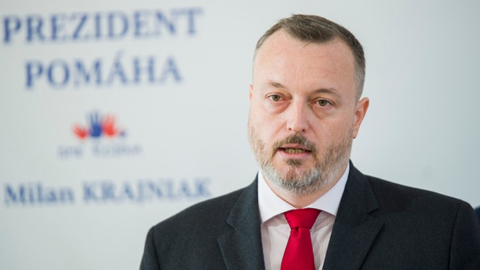 Prezidentský kandidát hnutia Milan Krajniak.