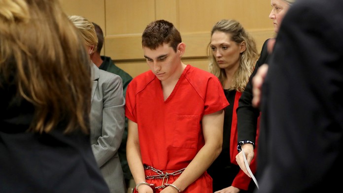 Vrah z Floridy Nicolas Cruz.