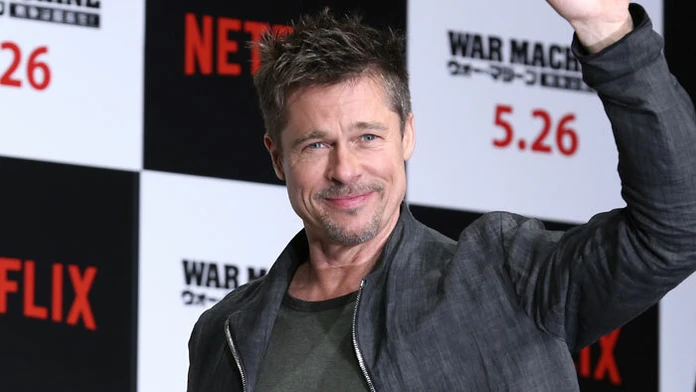 Brad Pitt na tlačovej konferencii v Tokiu
