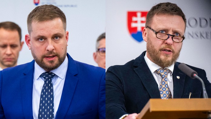 Minister Šaško a splnomocnenec vlády Kotlár