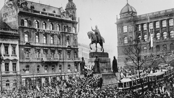 Václavské námestie 28. október 1918