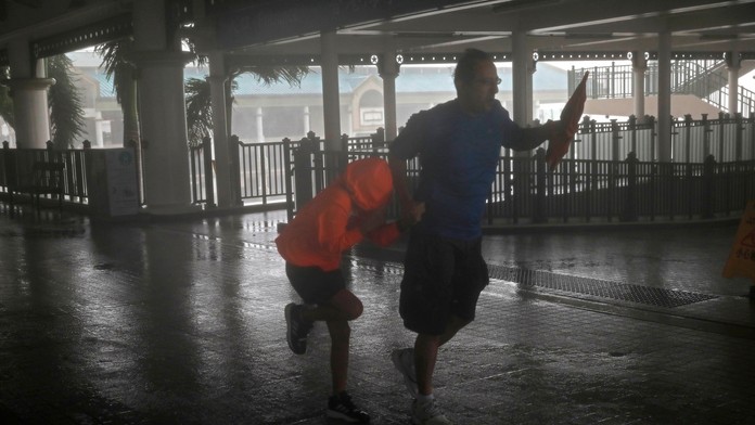 Tajfún Mangkhut dorazil do Číny