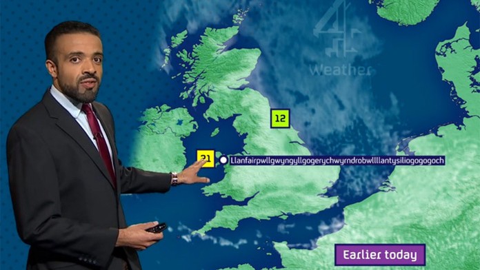 Britský moderátor počasia Liam Dutton zahviezdil.